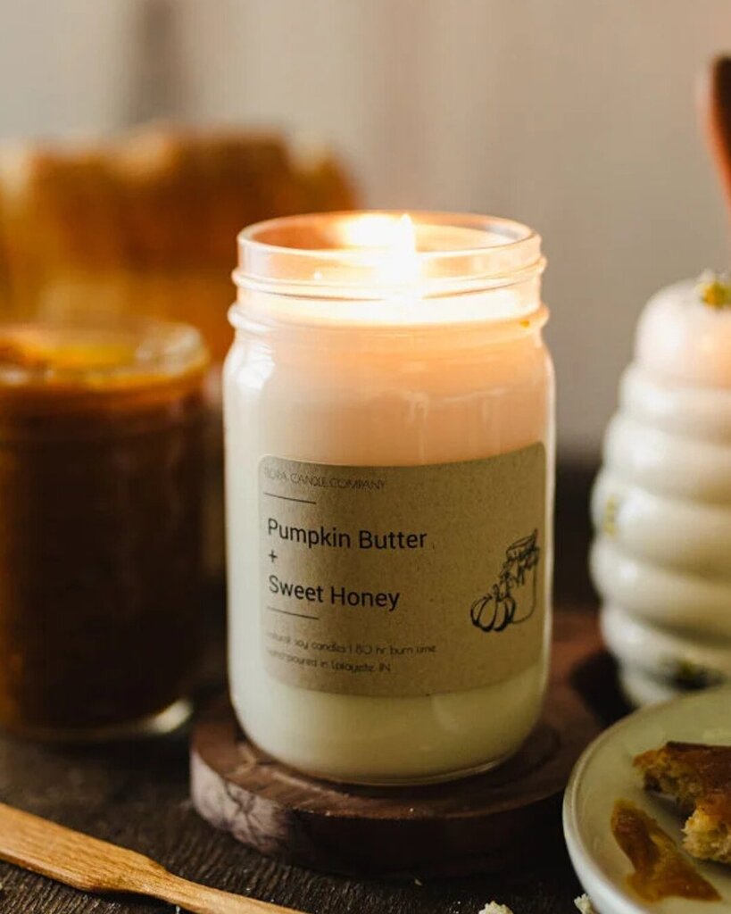 Pumpkin Butter + Sweet Honey - 12oz Candle