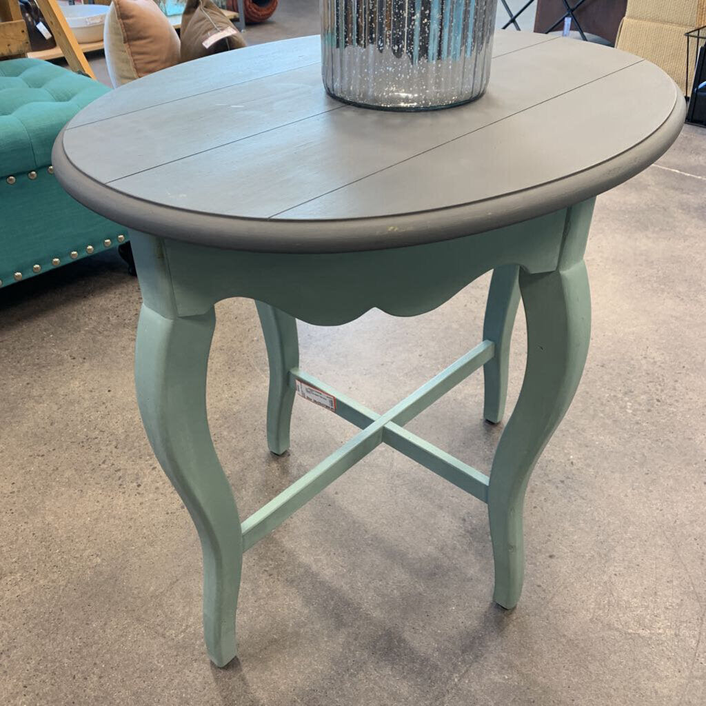 Painted Oval Wood Table