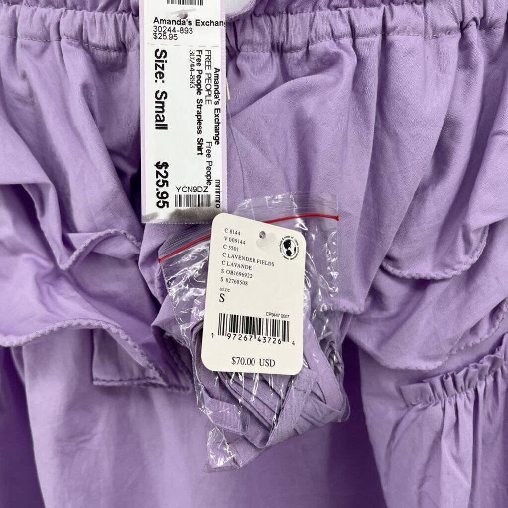 Free People Strapless Shirt