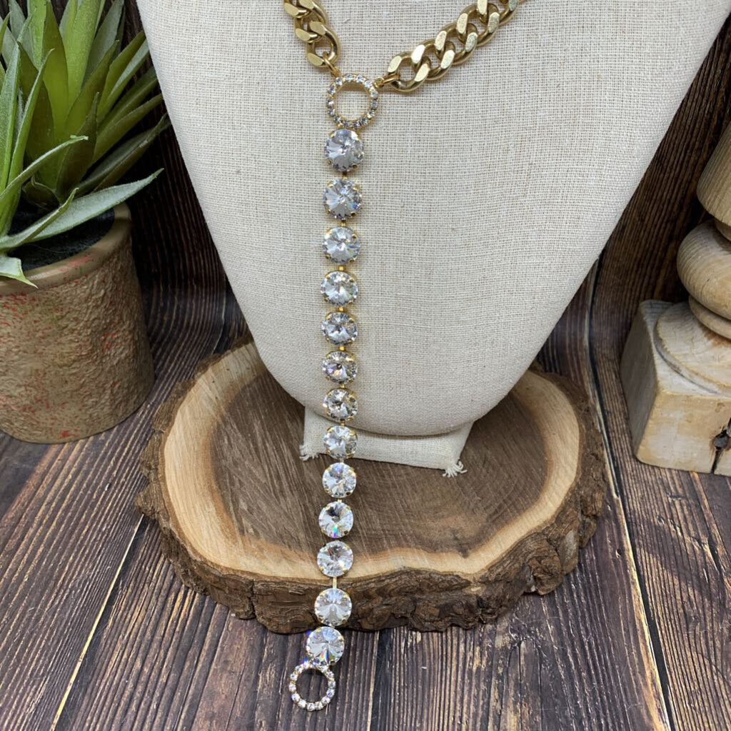 Tova Crystal Chain Necklace