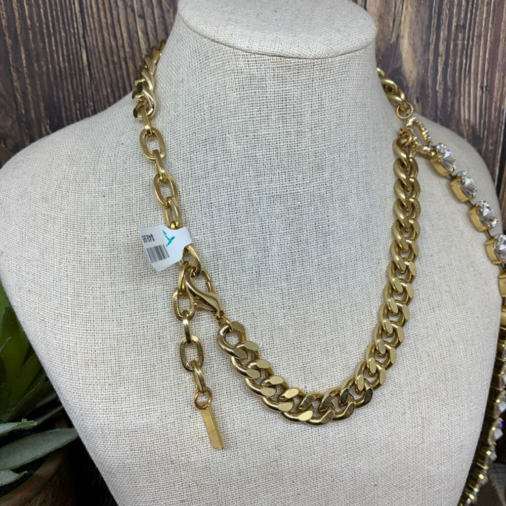 Tova Crystal Chain Necklace