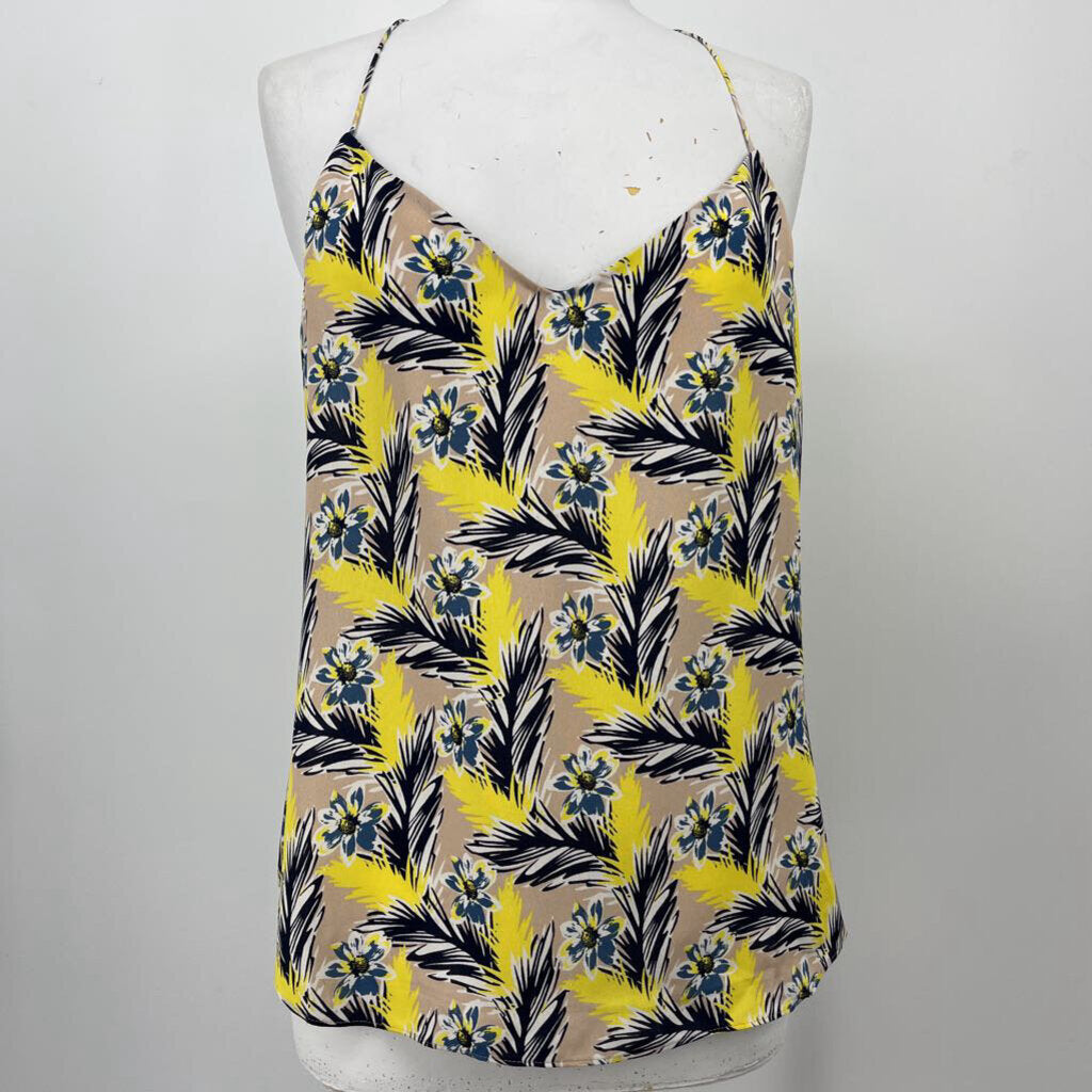 J. Crew Floral Silk Tank