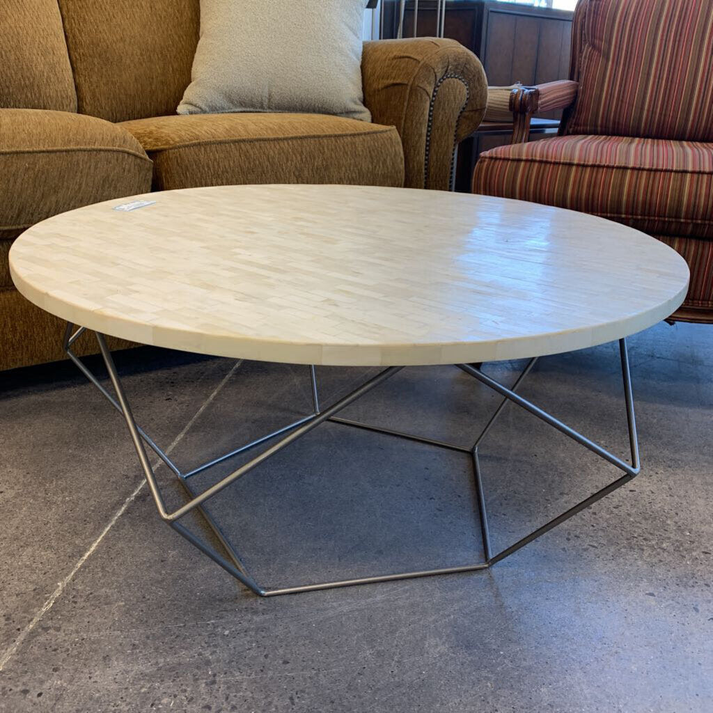 Round West Elm Coffee Table