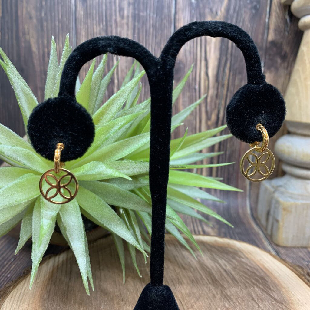 John Hardy 18k YG Earrings