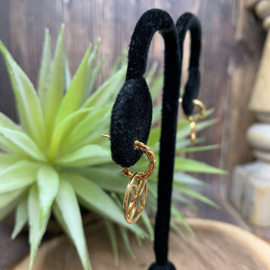 John Hardy 18k YG Earrings