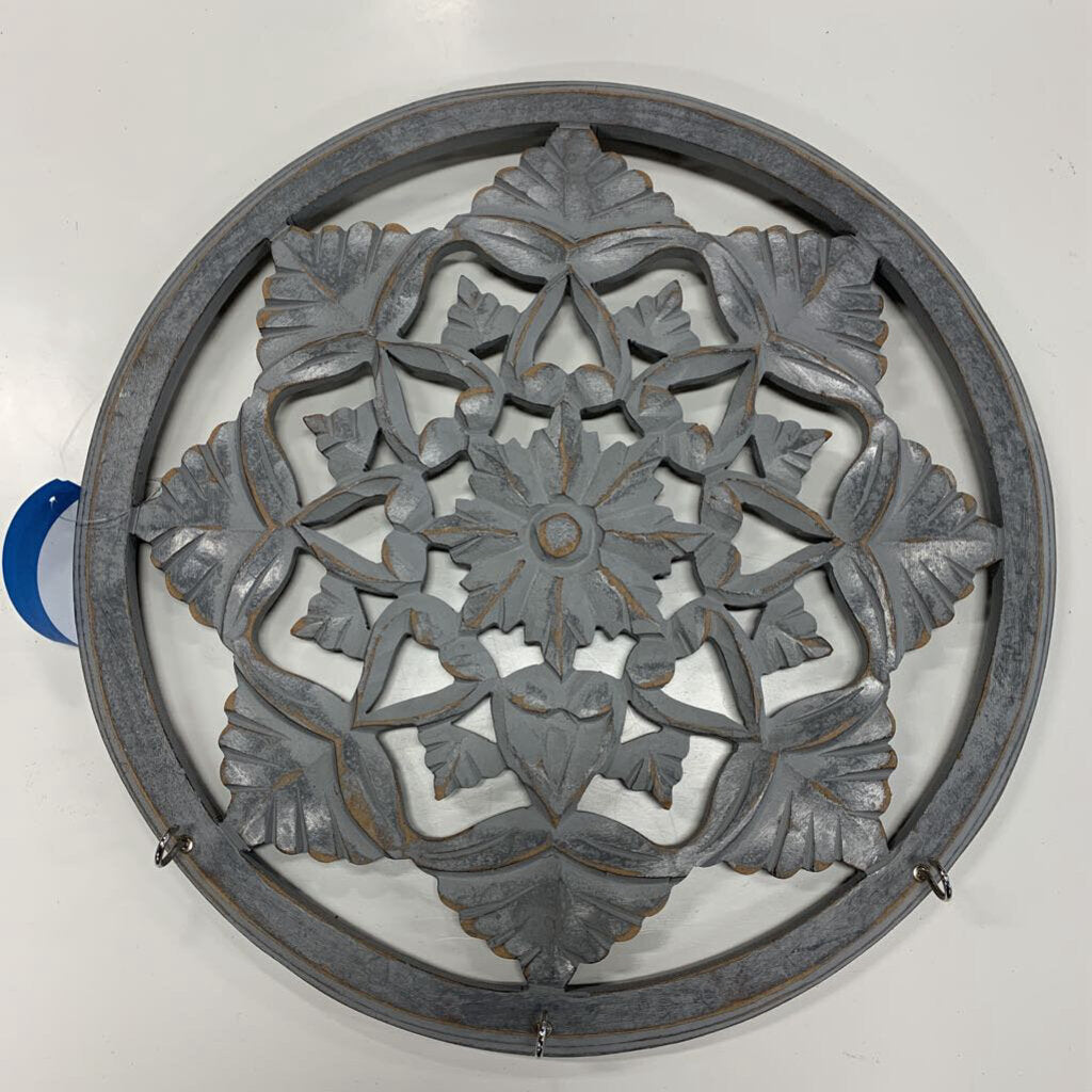 Carved Flower Wall Art