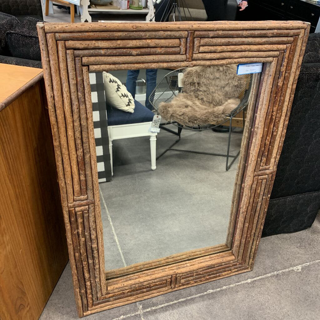 Rustic Cabin Look Dresser w/Mirror