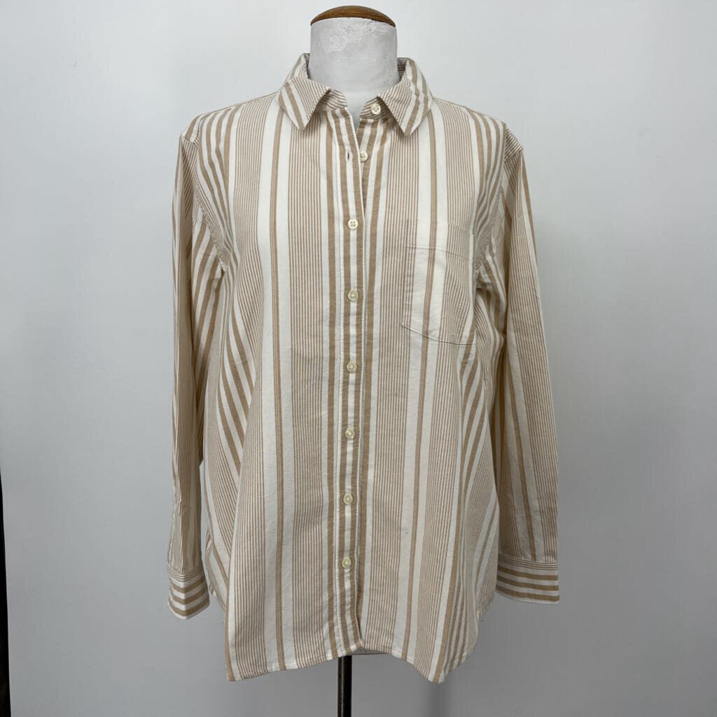 Lands End L/s Striped Shirt