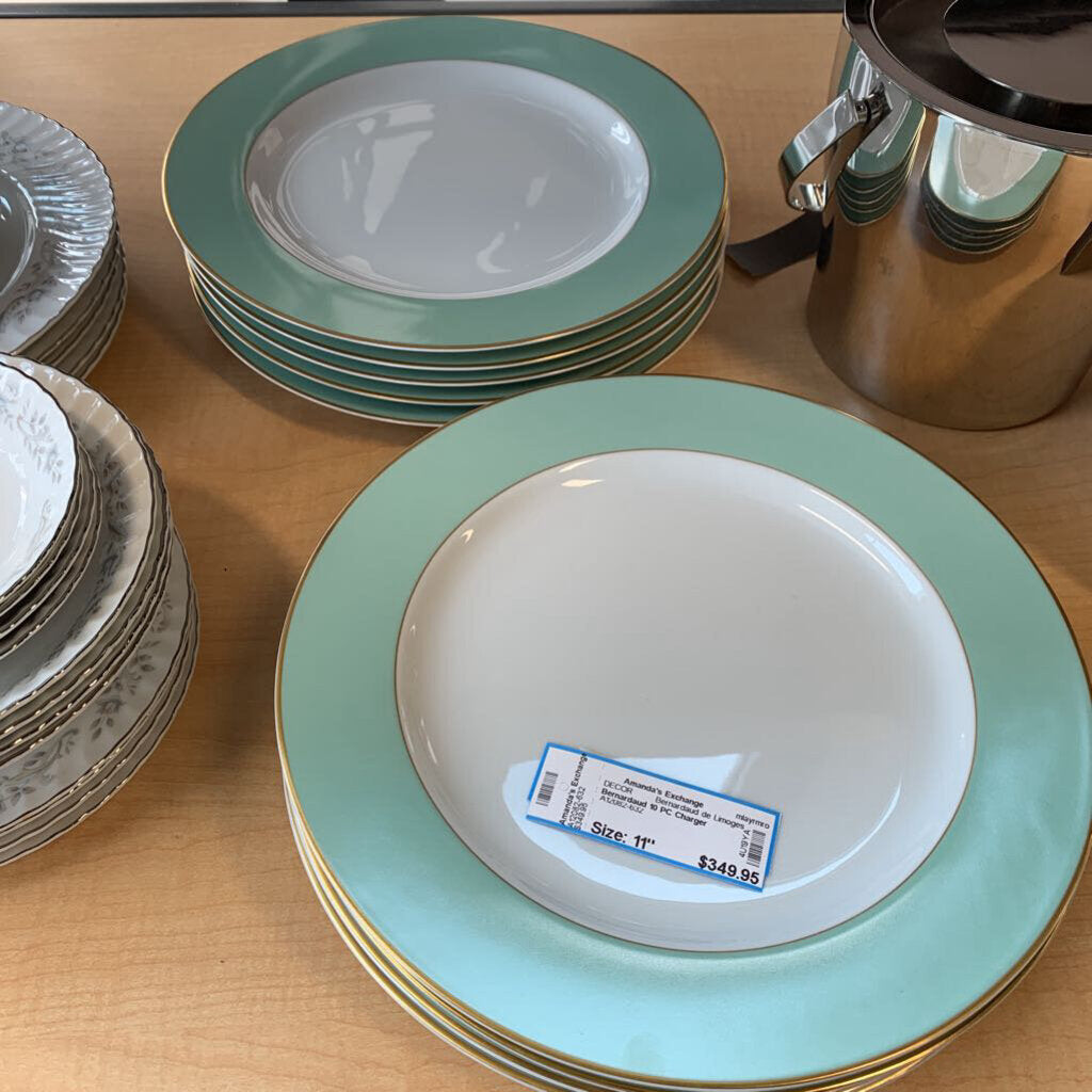 Bernardaud 10 PC Charger Plates