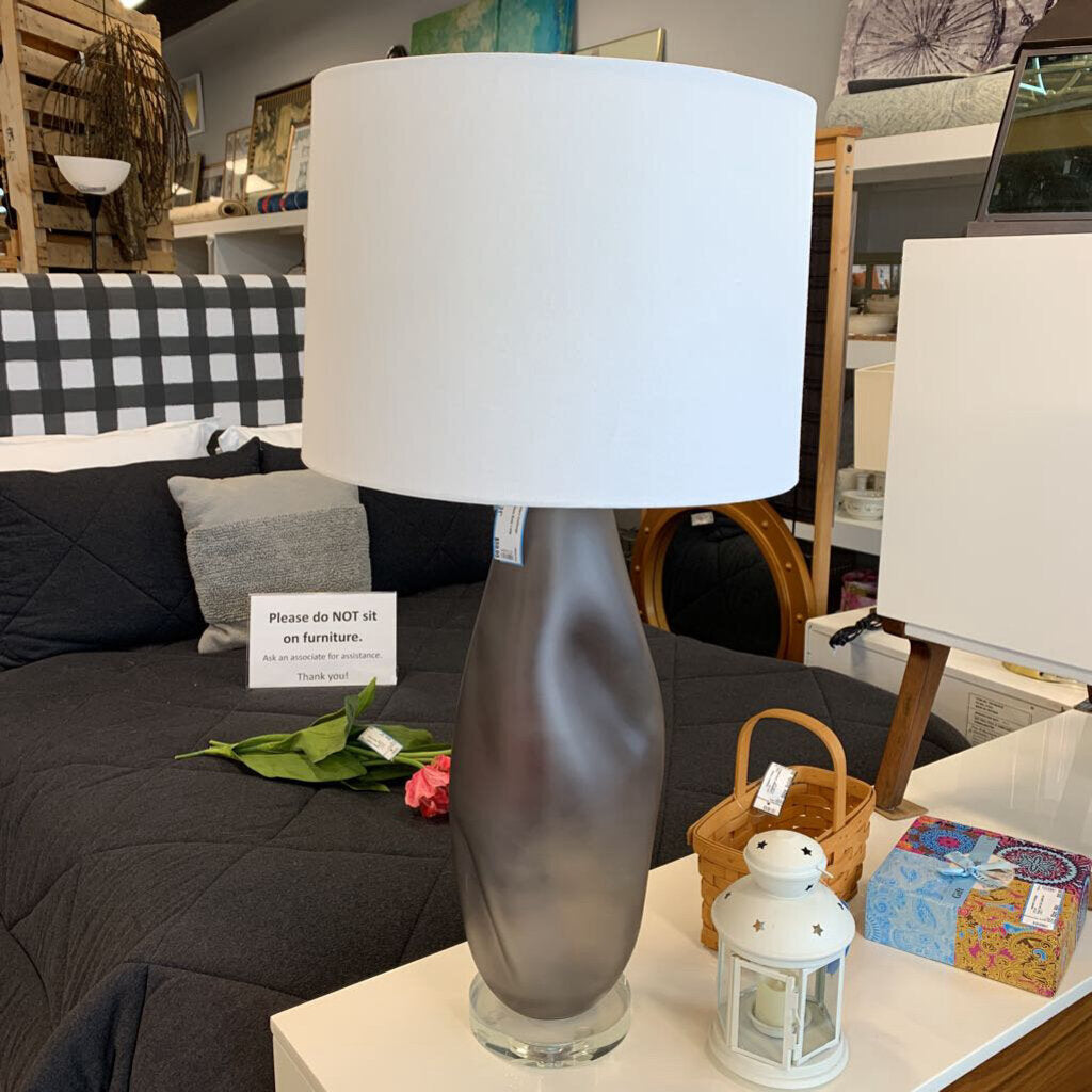 Frosted Glass Base Lamp
