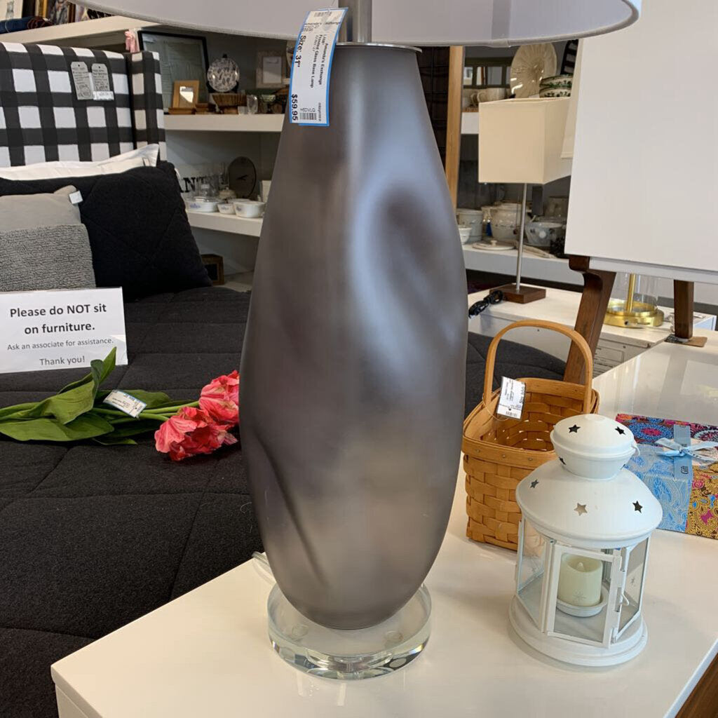 Frosted Glass Base Lamp