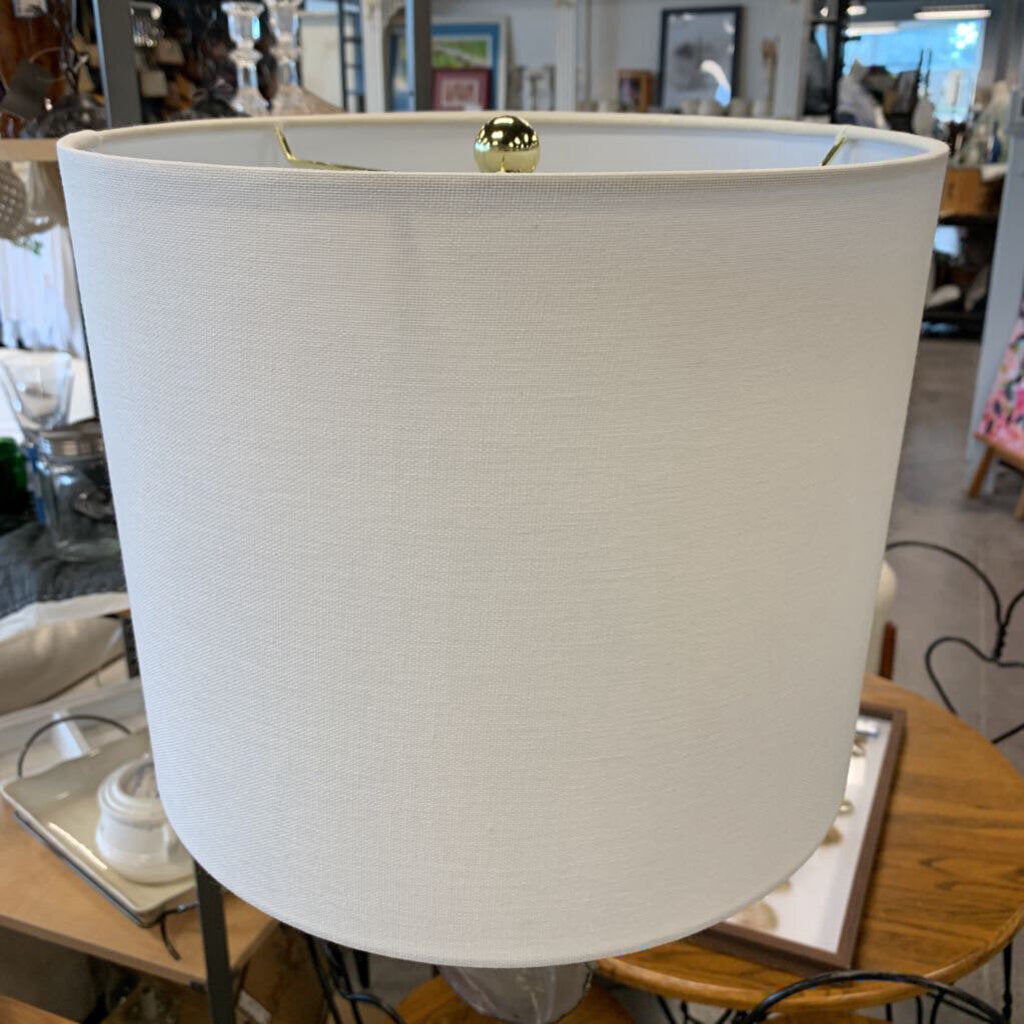 Stone Base Lamp with Geode