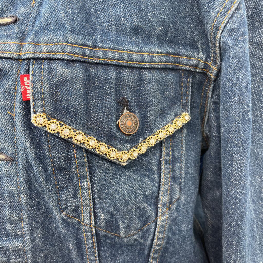 Levis Sequin Mickey Blazer