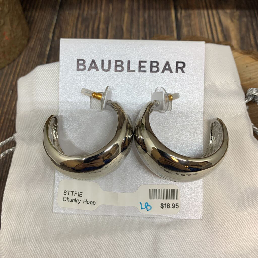Bauble Bar Chunky Hoop Earrings