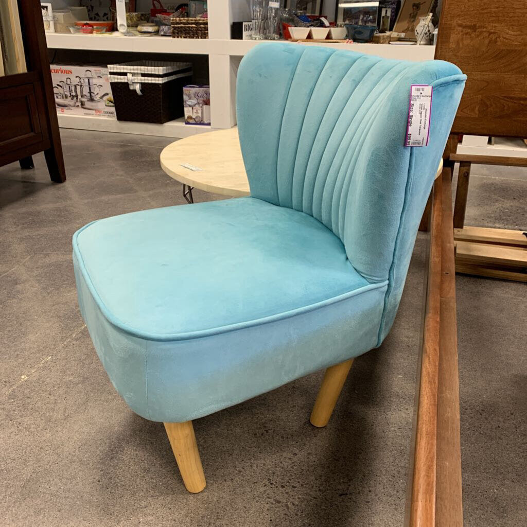 Velvet Slipper Chair
