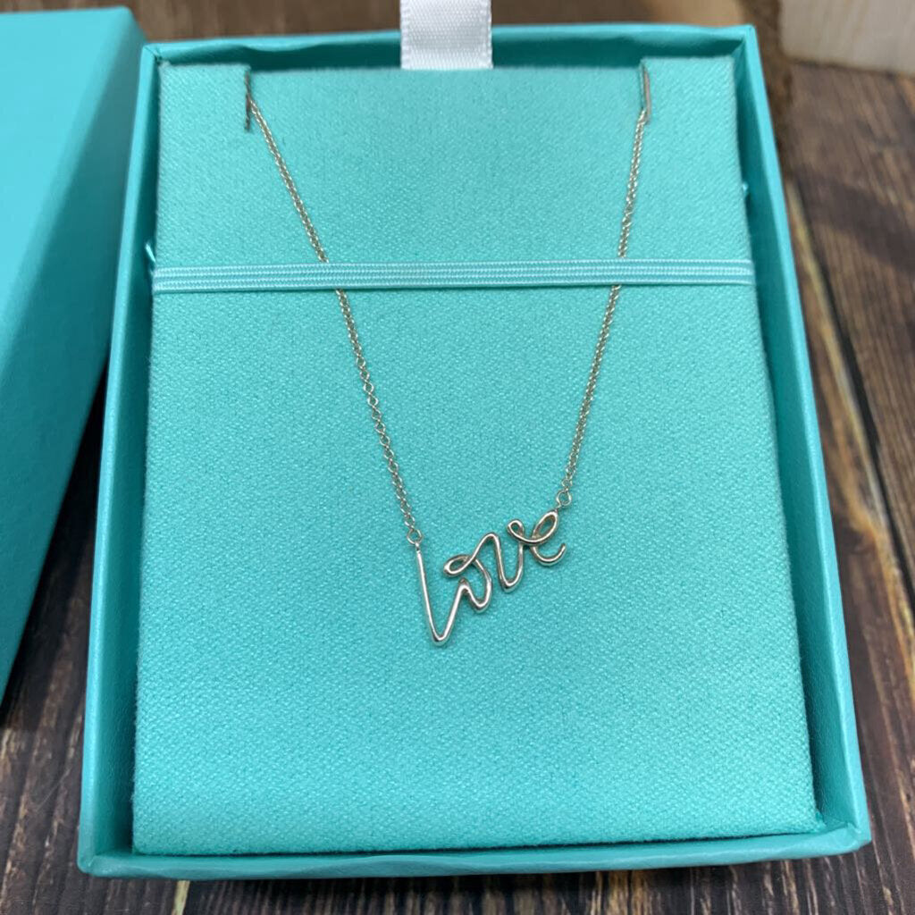 Tiffany x Paloma Picasso Graffiti Love Necklace