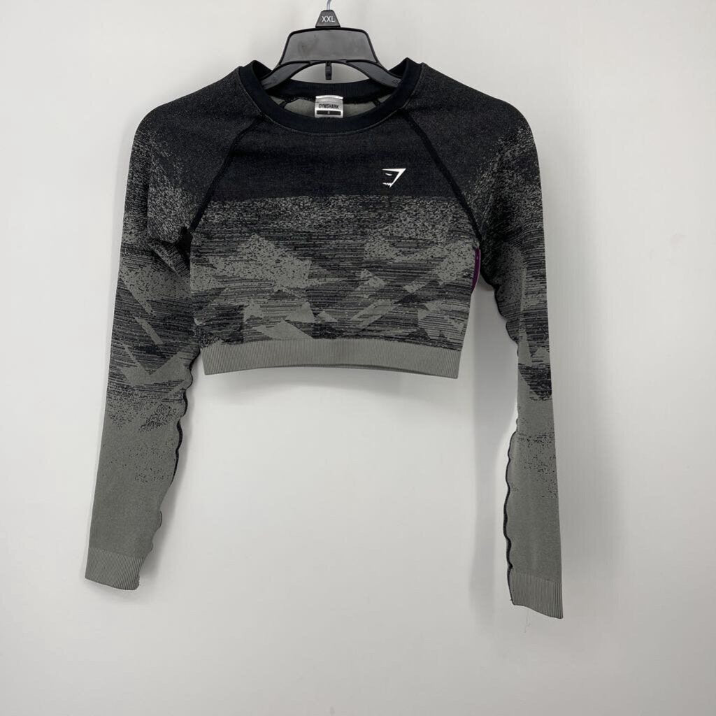 Gym Shark L/s Crop Shirt