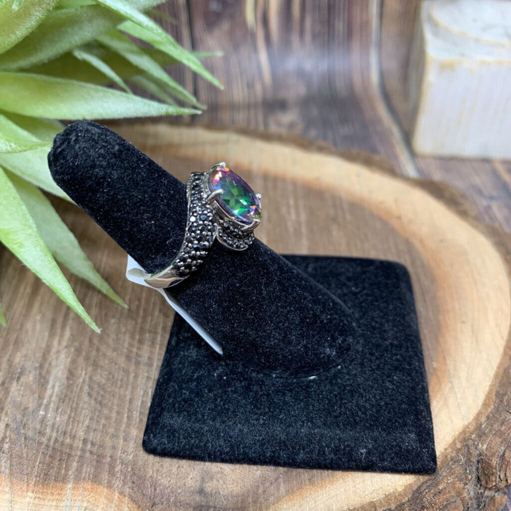 Mystic Topaz & Spinel Ring