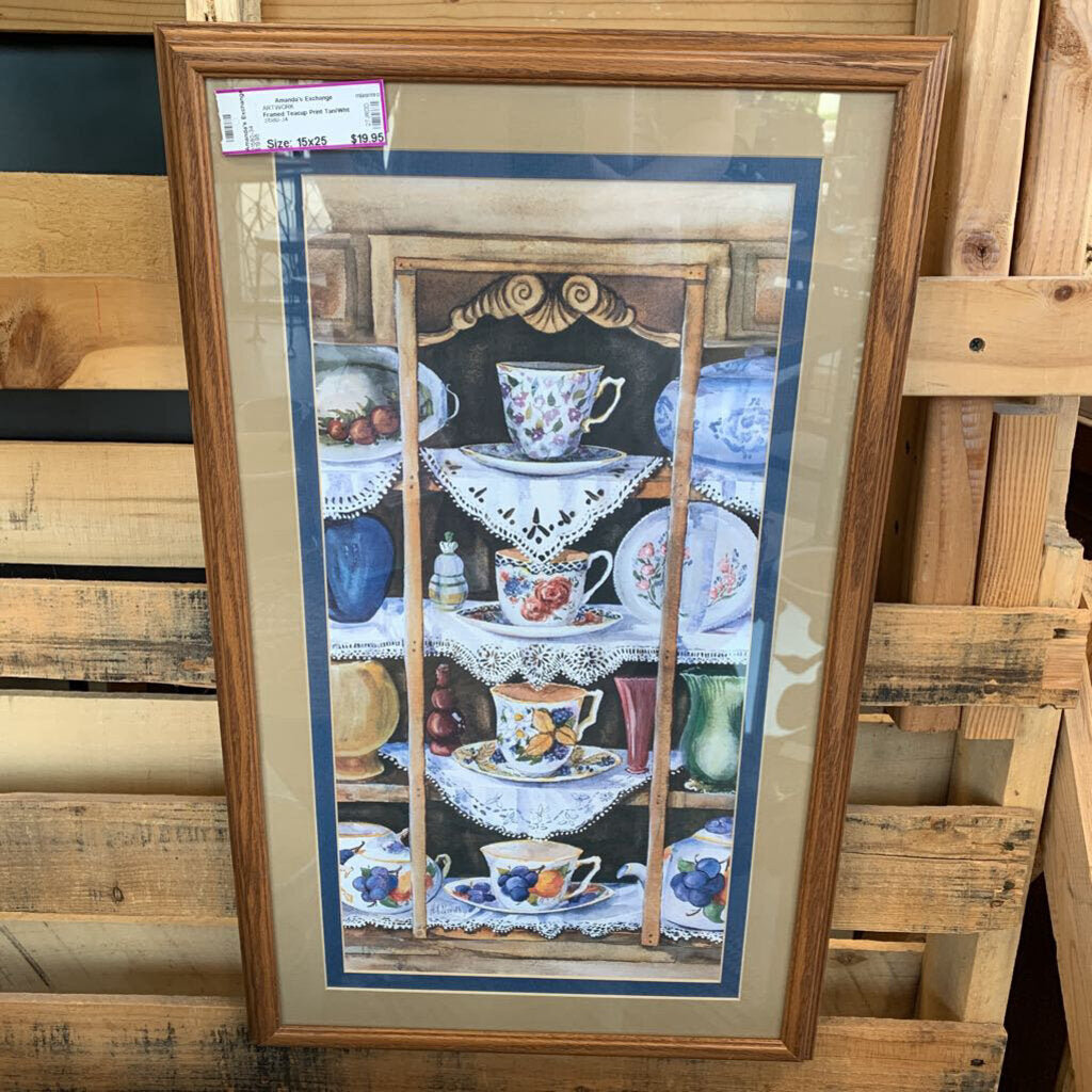 Framed Teacup Print