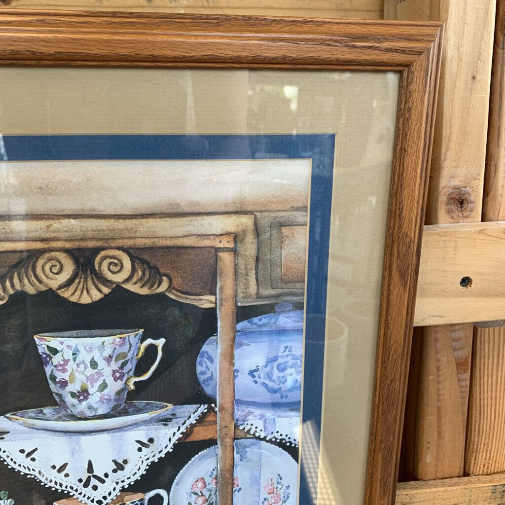 Framed Teacup Print