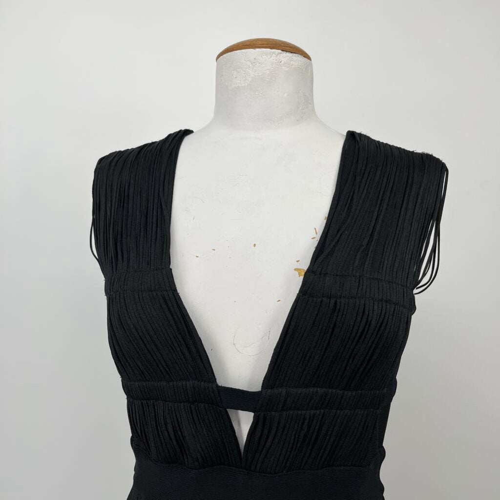 Herve Leger slvls fringed Dress