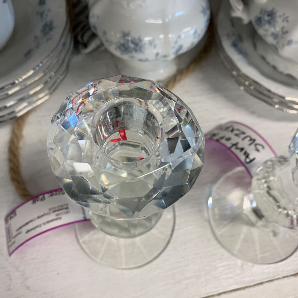 Shannon Crystal Candleholders