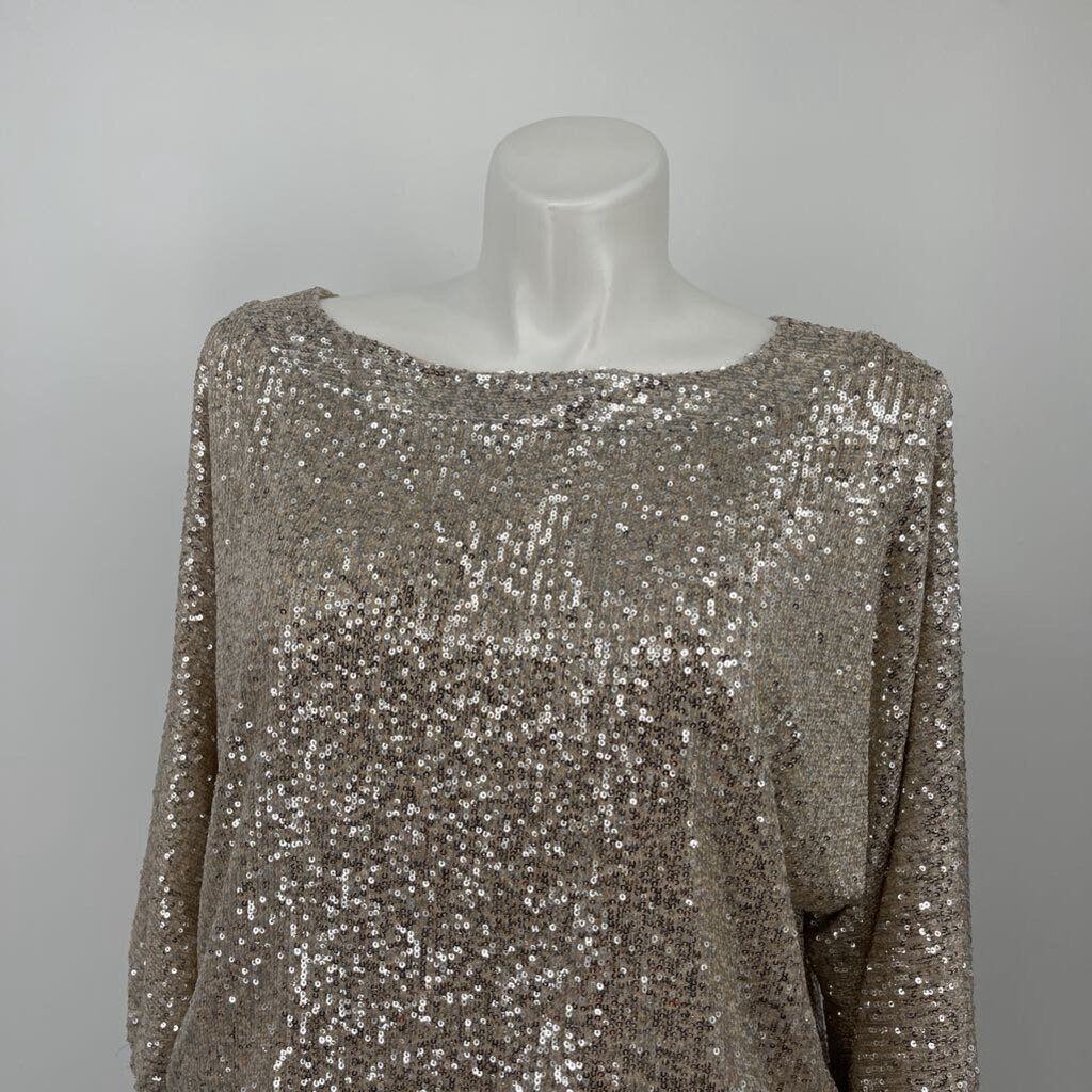 Boston Proper L/s Sequened Shirt