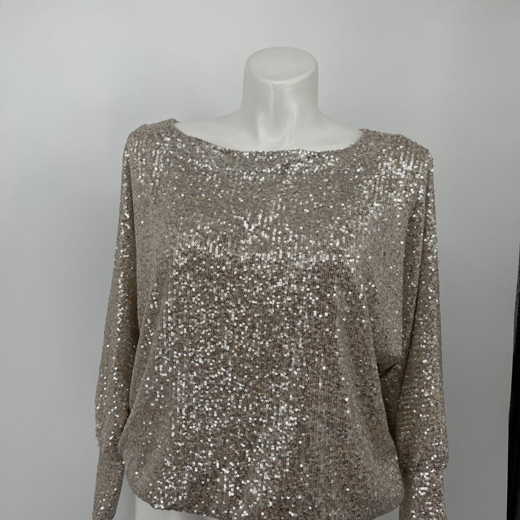 Boston Proper L/s Sequened Shirt