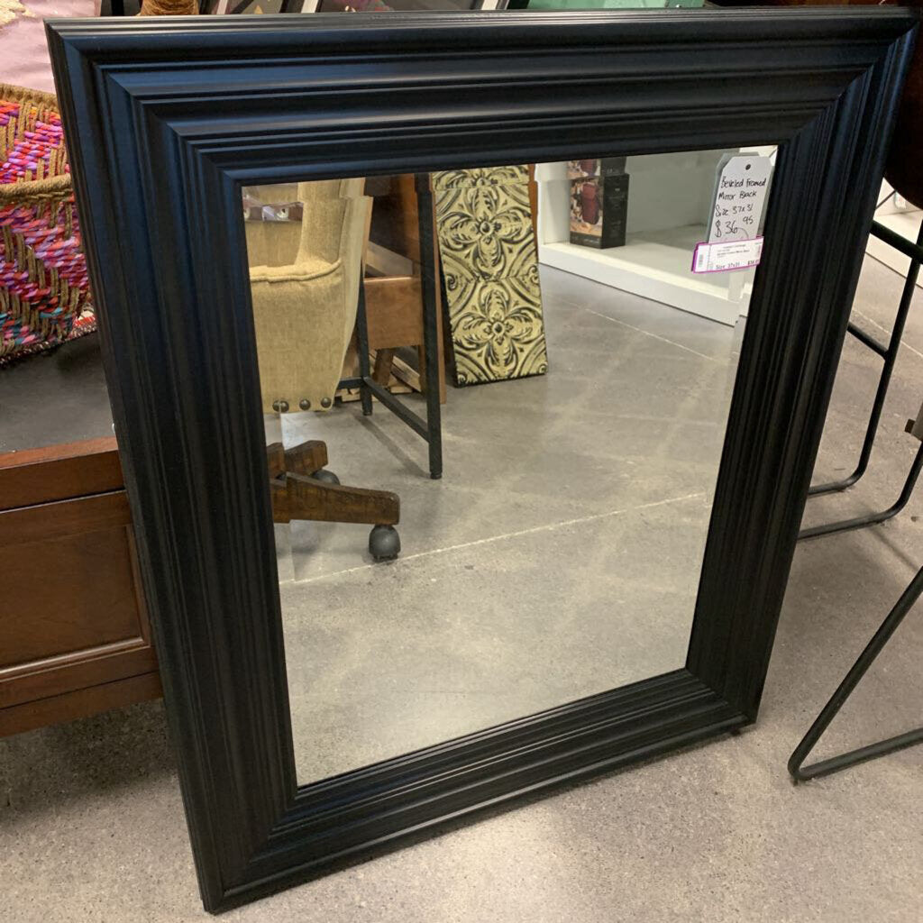 Beveled Framed Mirror