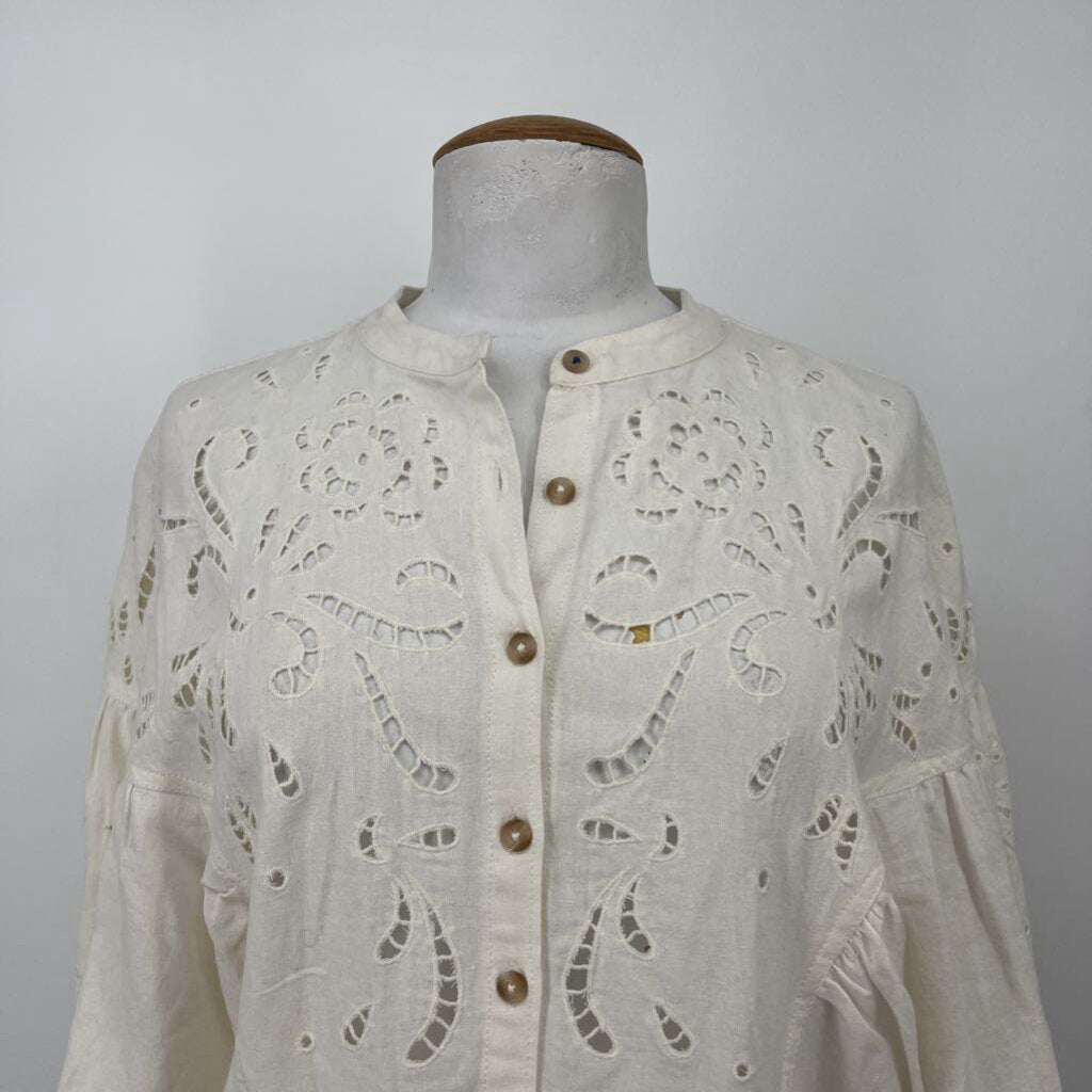 Pilcro L/s Eyelet Shirt