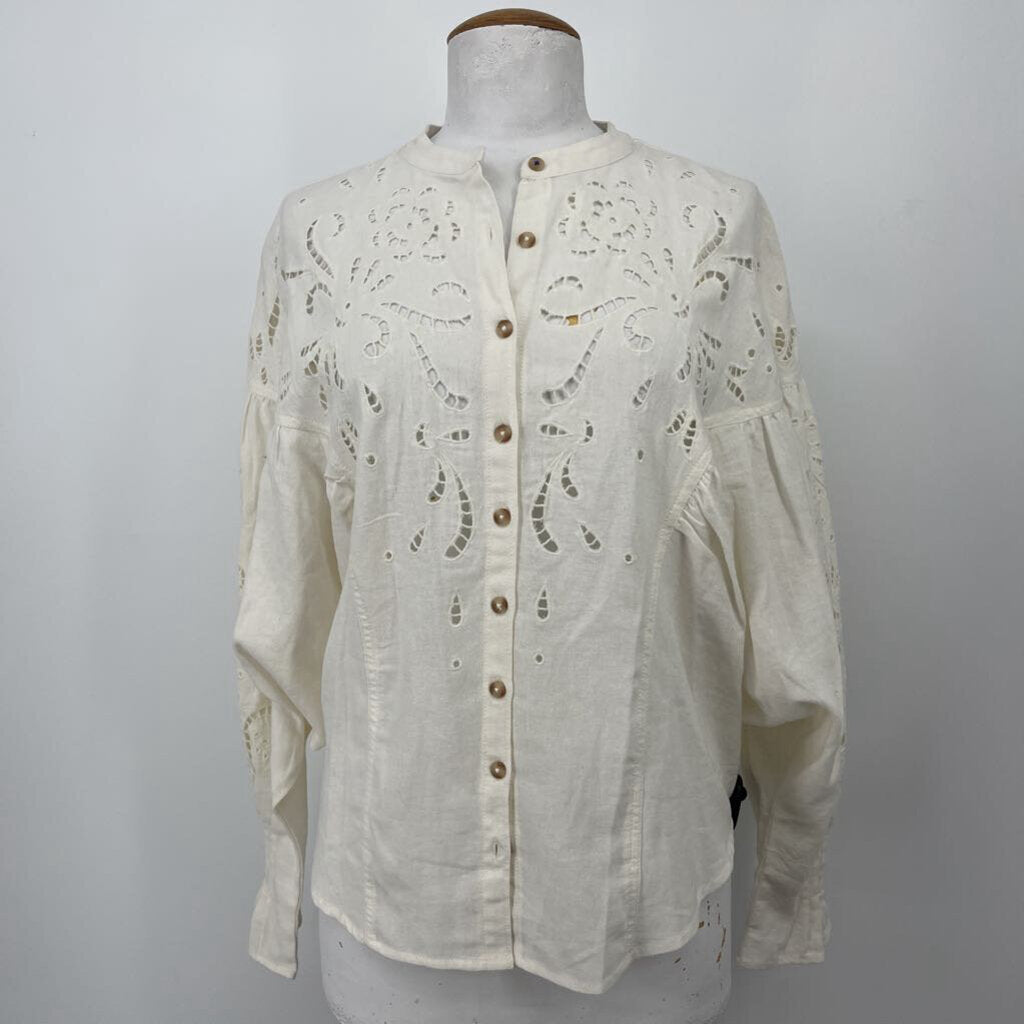 Pilcro L/s Eyelet Shirt