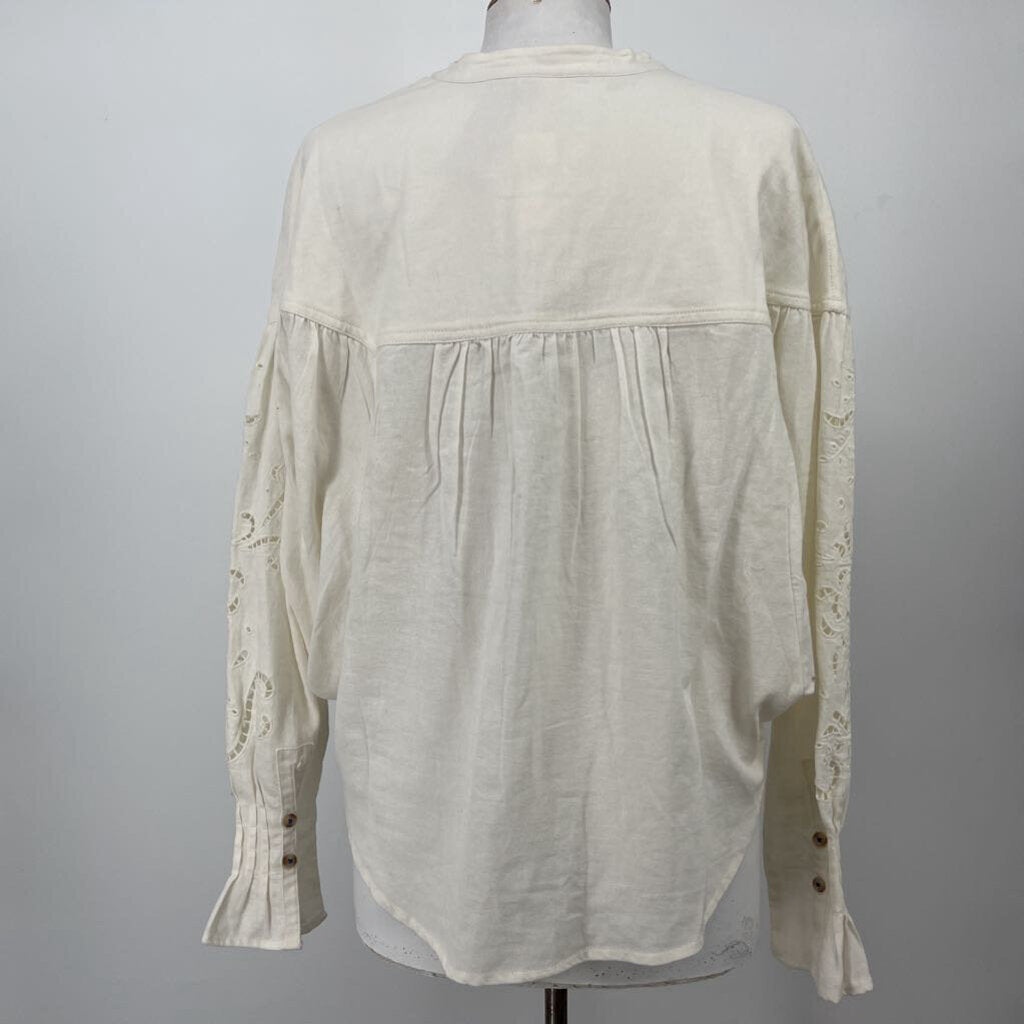 Pilcro L/s Eyelet Shirt