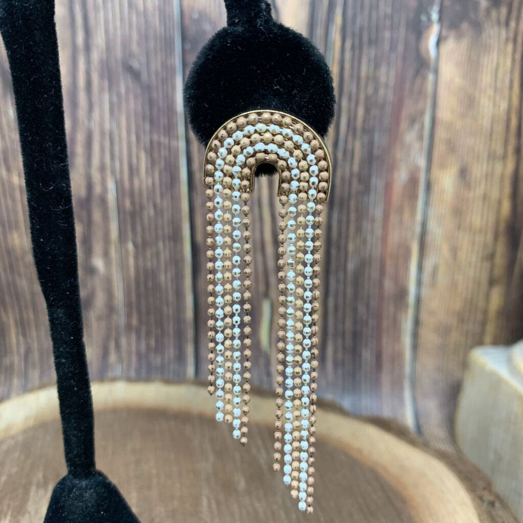 Beaded Waterfall Earrings