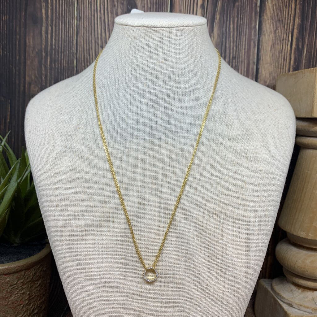 Shashi Circle Pendant Necklace