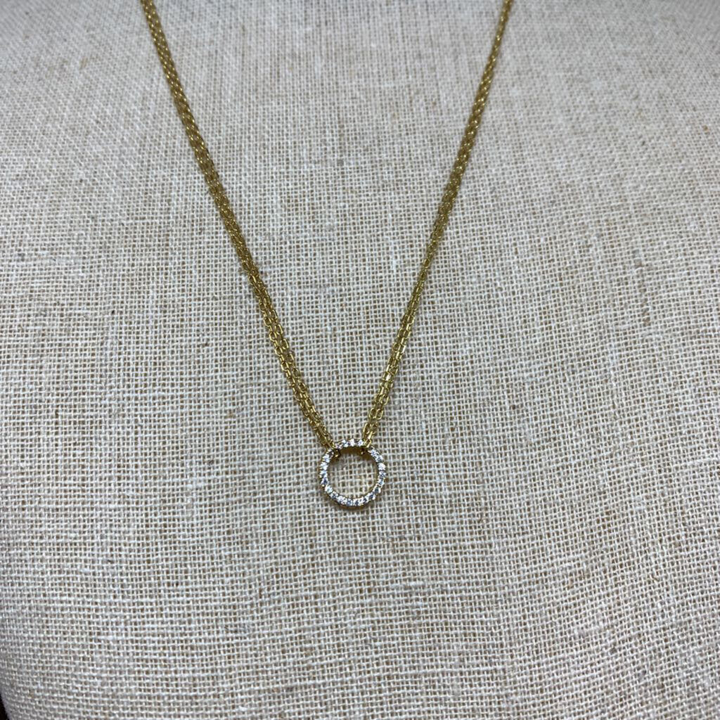 Shashi Circle Pendant Necklace