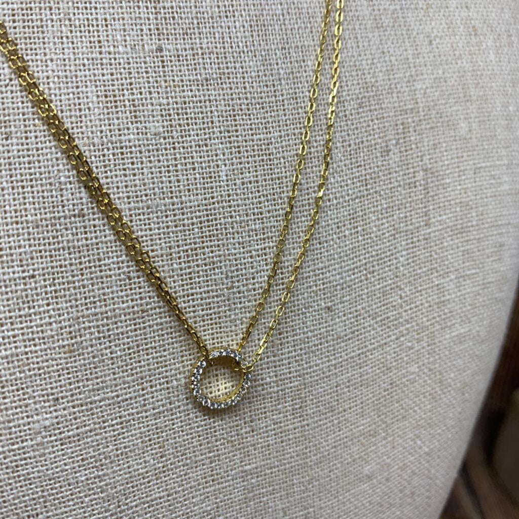 Shashi Circle Pendant Necklace