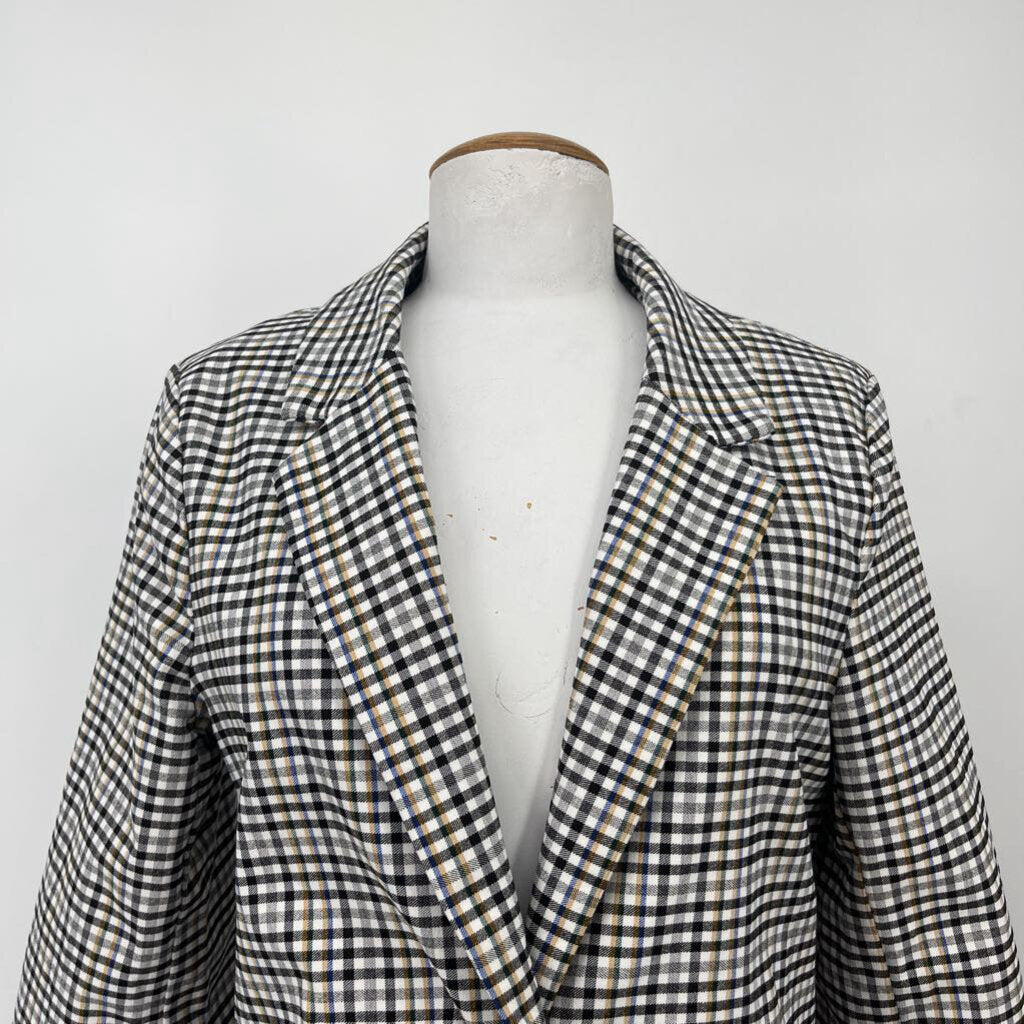 Love Tree Plaid Blazer