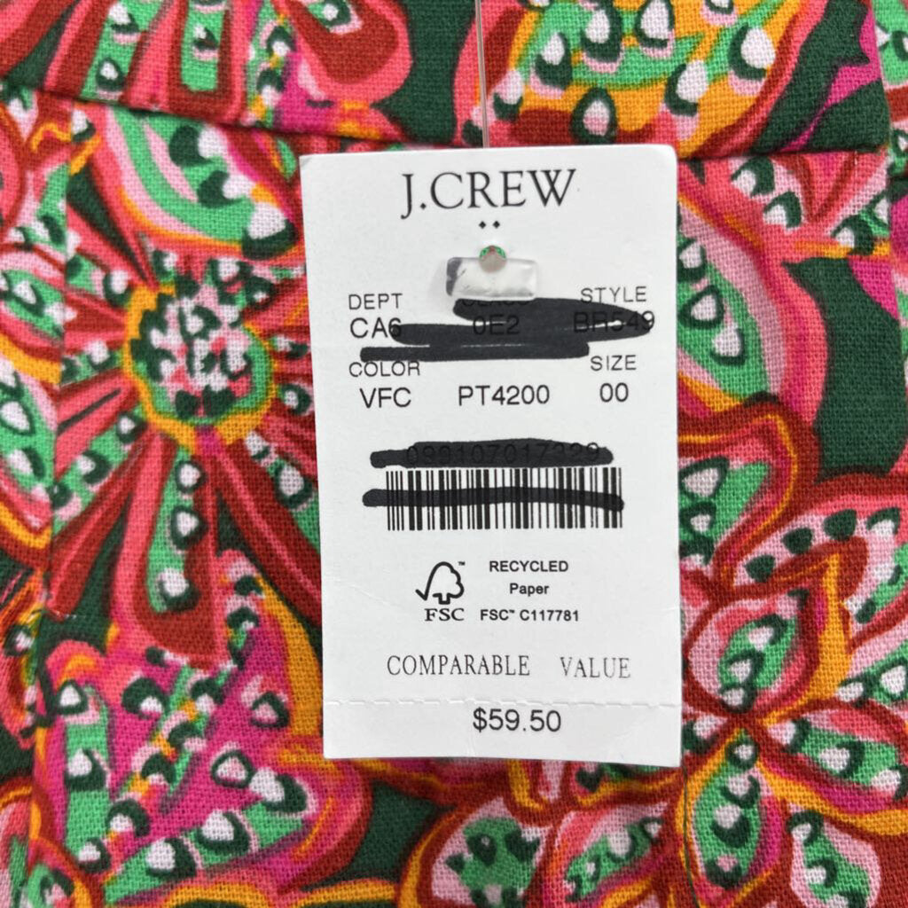 J Crew Floral Shorts