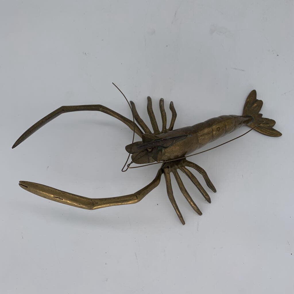 Brass Lobster Figure
