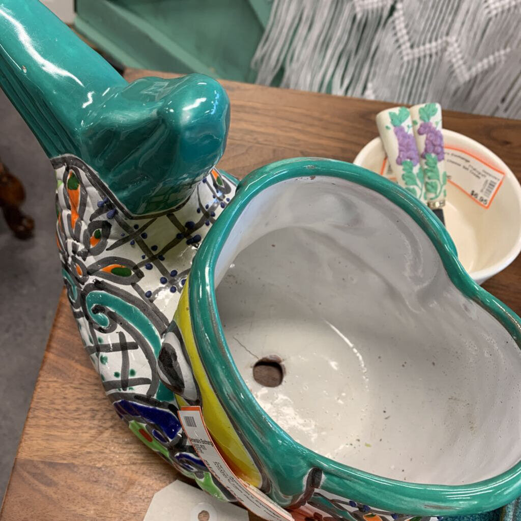 Pottery Fish Planter