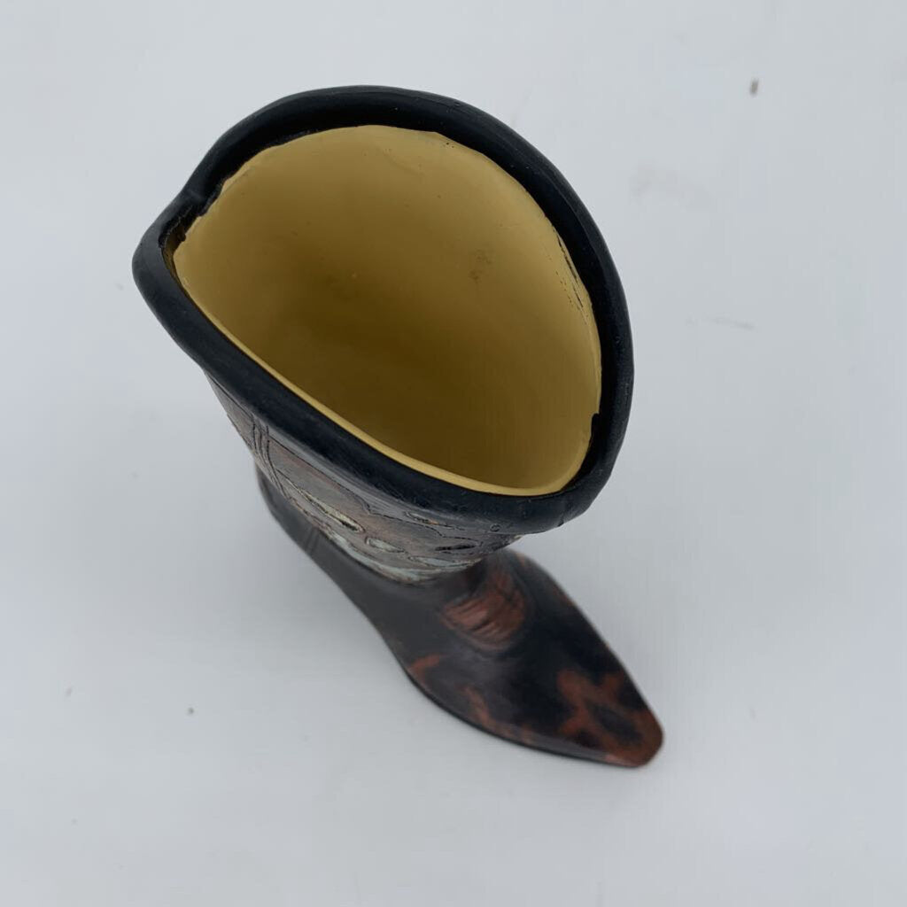 Cowboy Boot Vase