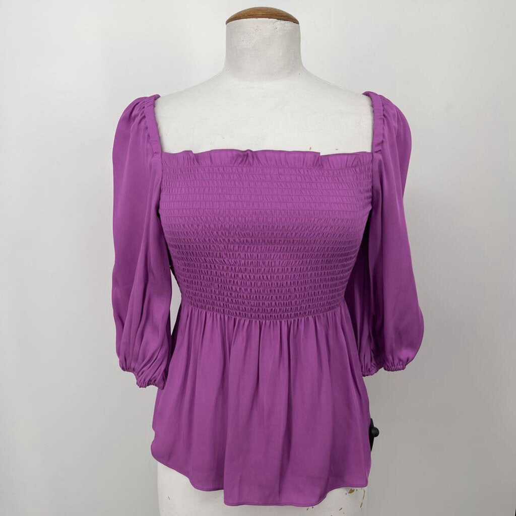 Trina Turk S/s Silk Shirt
