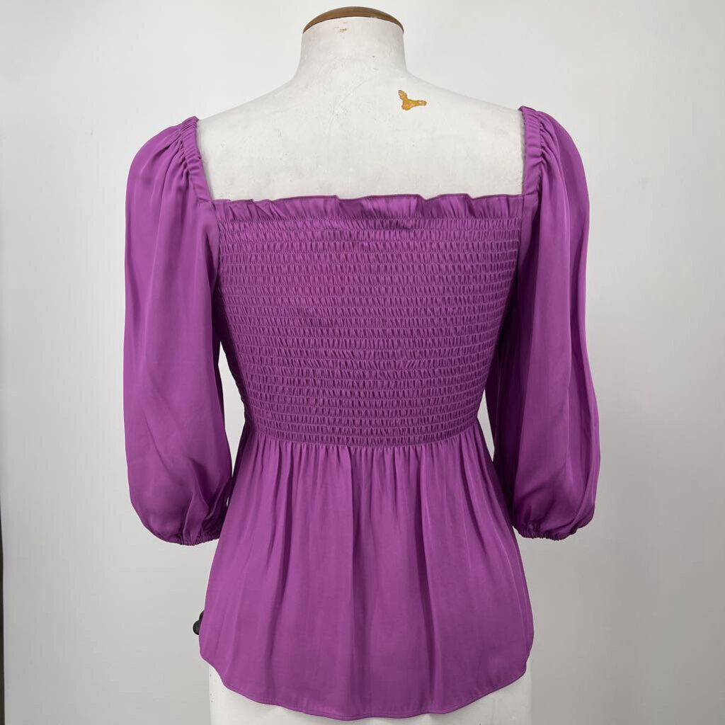 Trina Turk S/s Silk Shirt