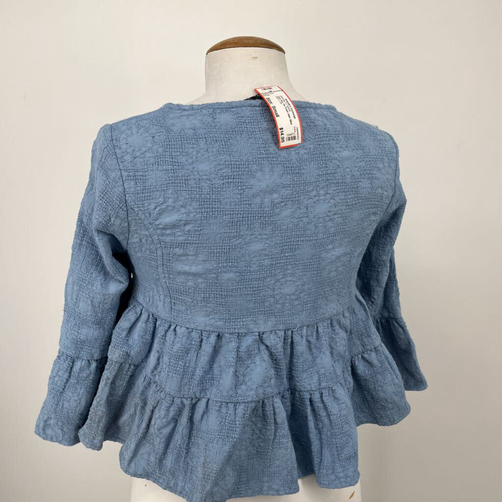 Zara S/s Tie Front shirt