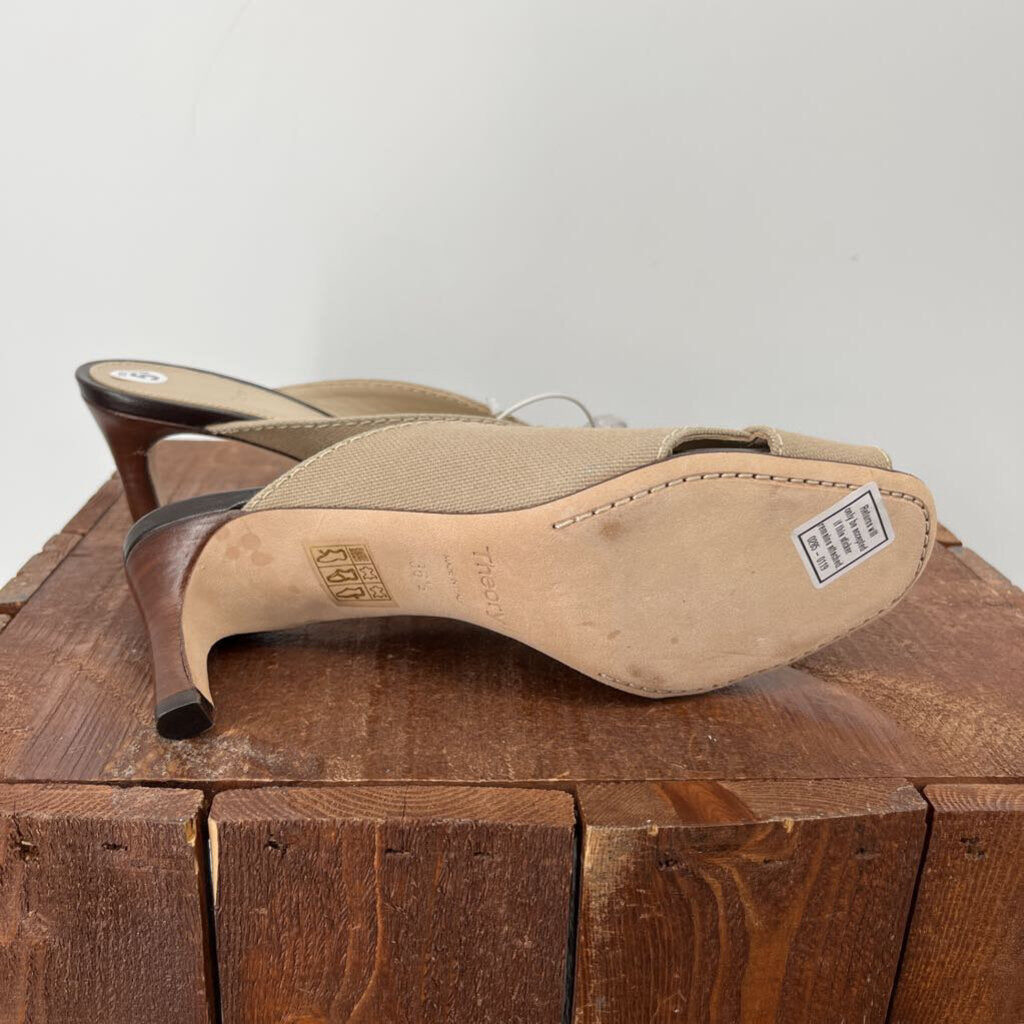 Theory Open Toe Mules