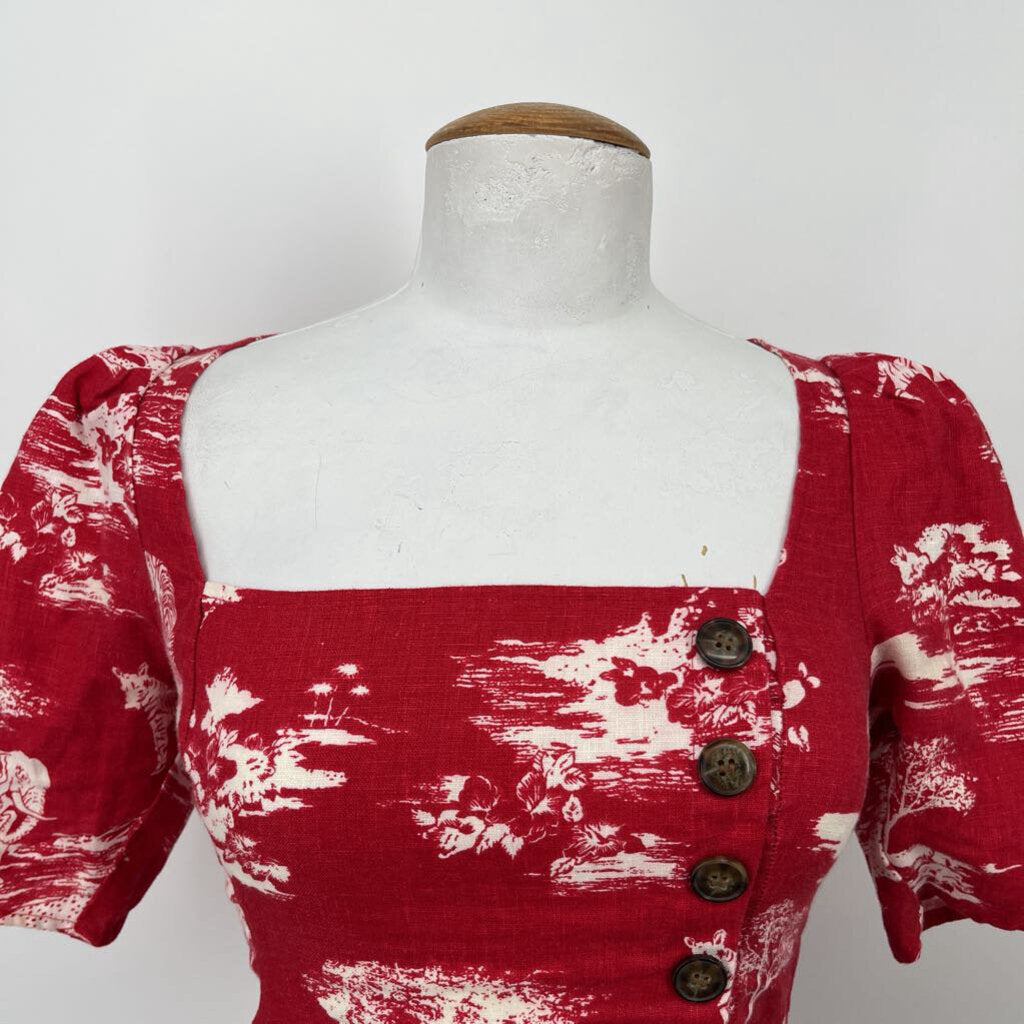 Reformation S/s Crop Top