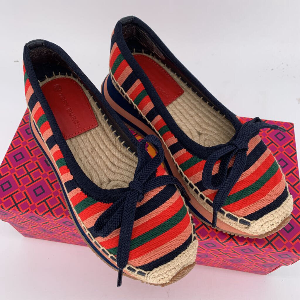 Tory Burch Striped Espedrilles