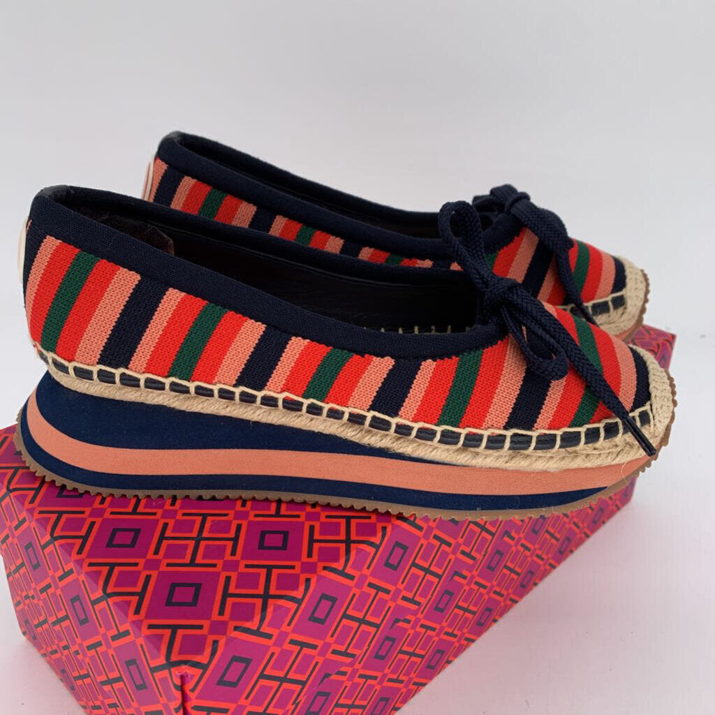 Tory Burch Striped Espedrilles