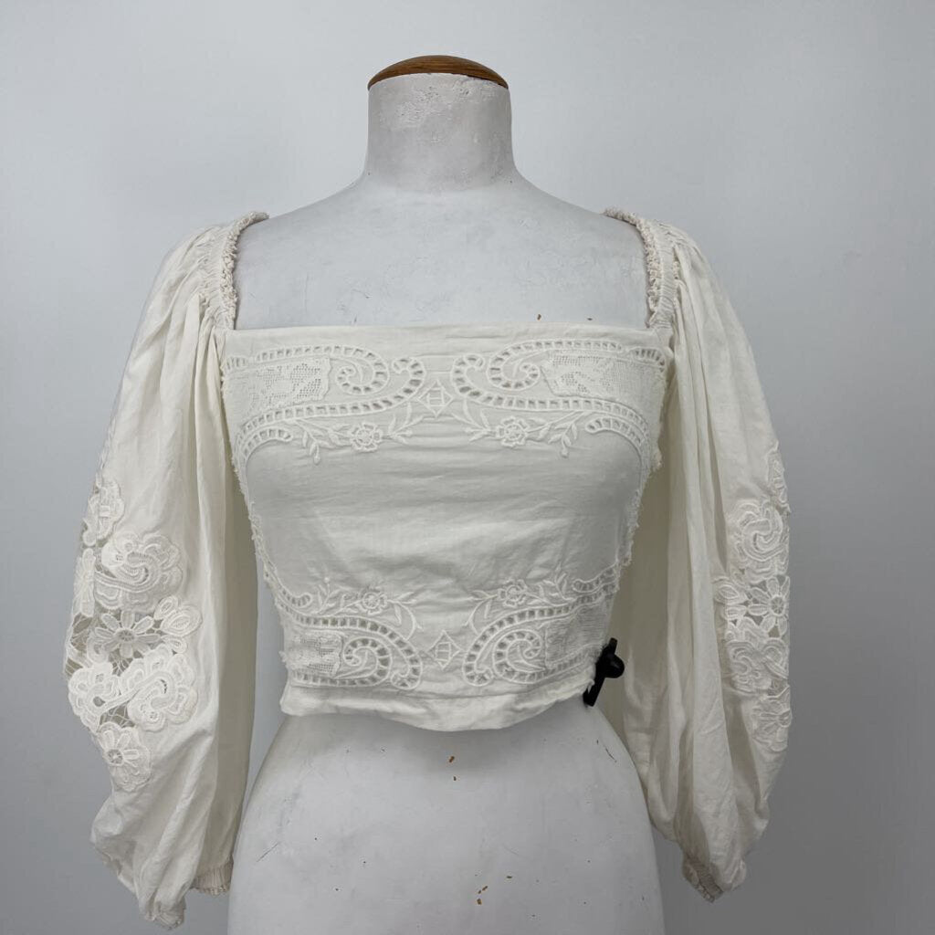 Farm Rio l/s crop Shirt