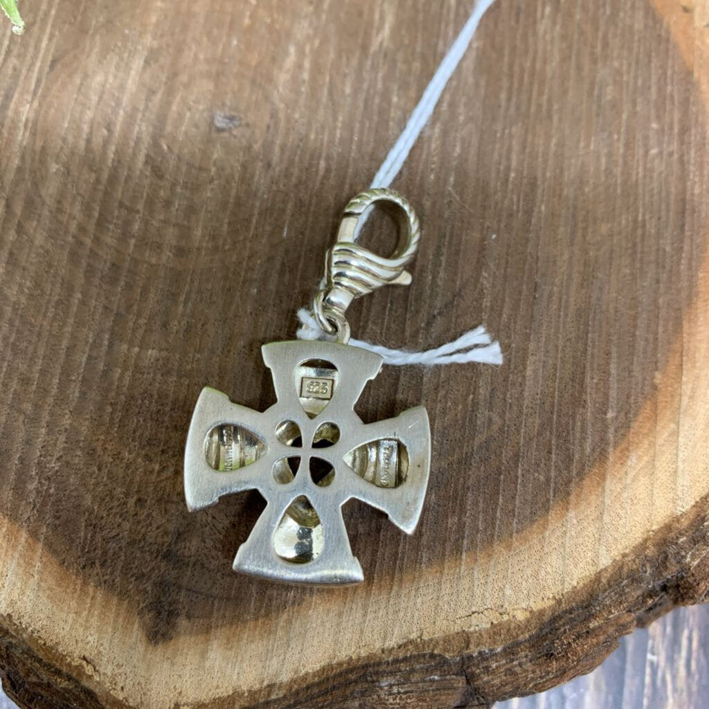 Judith Ripka Cross Heart Pendant